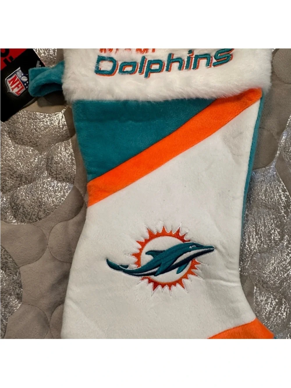 🆕2 Miami Dolphins Christmas Stockings